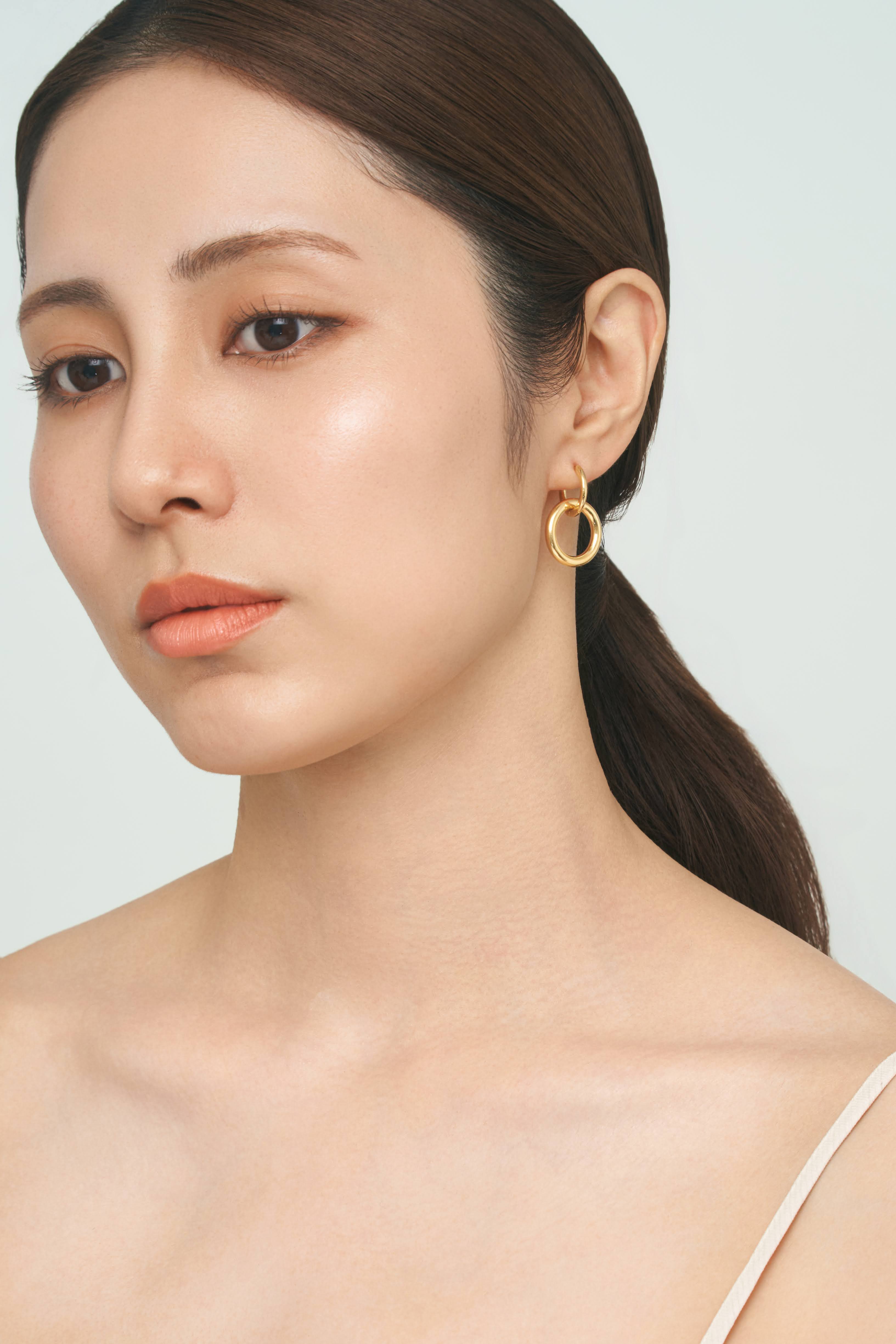 Double Ring Hoop Pierce