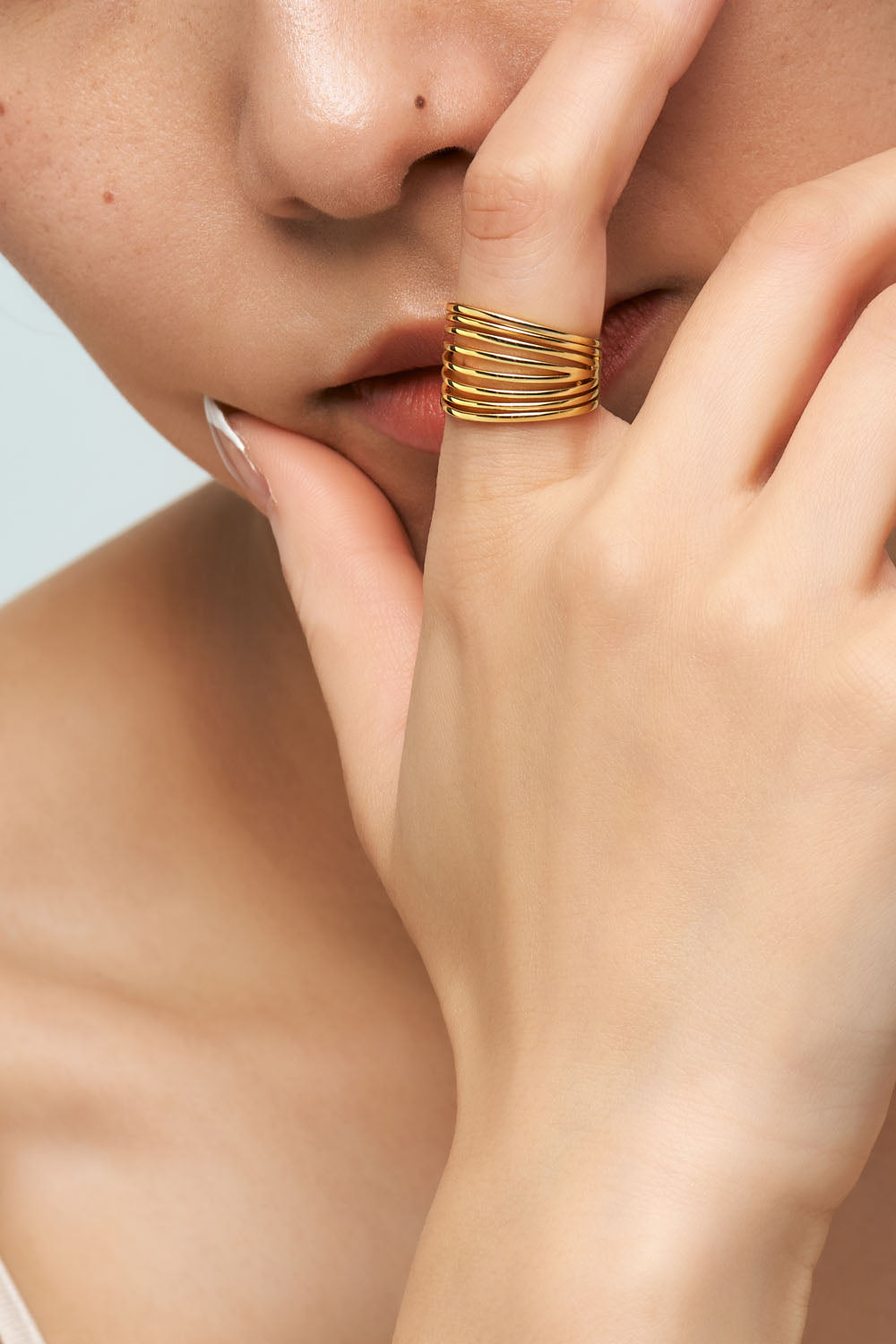 8 LINE EAR CUFF