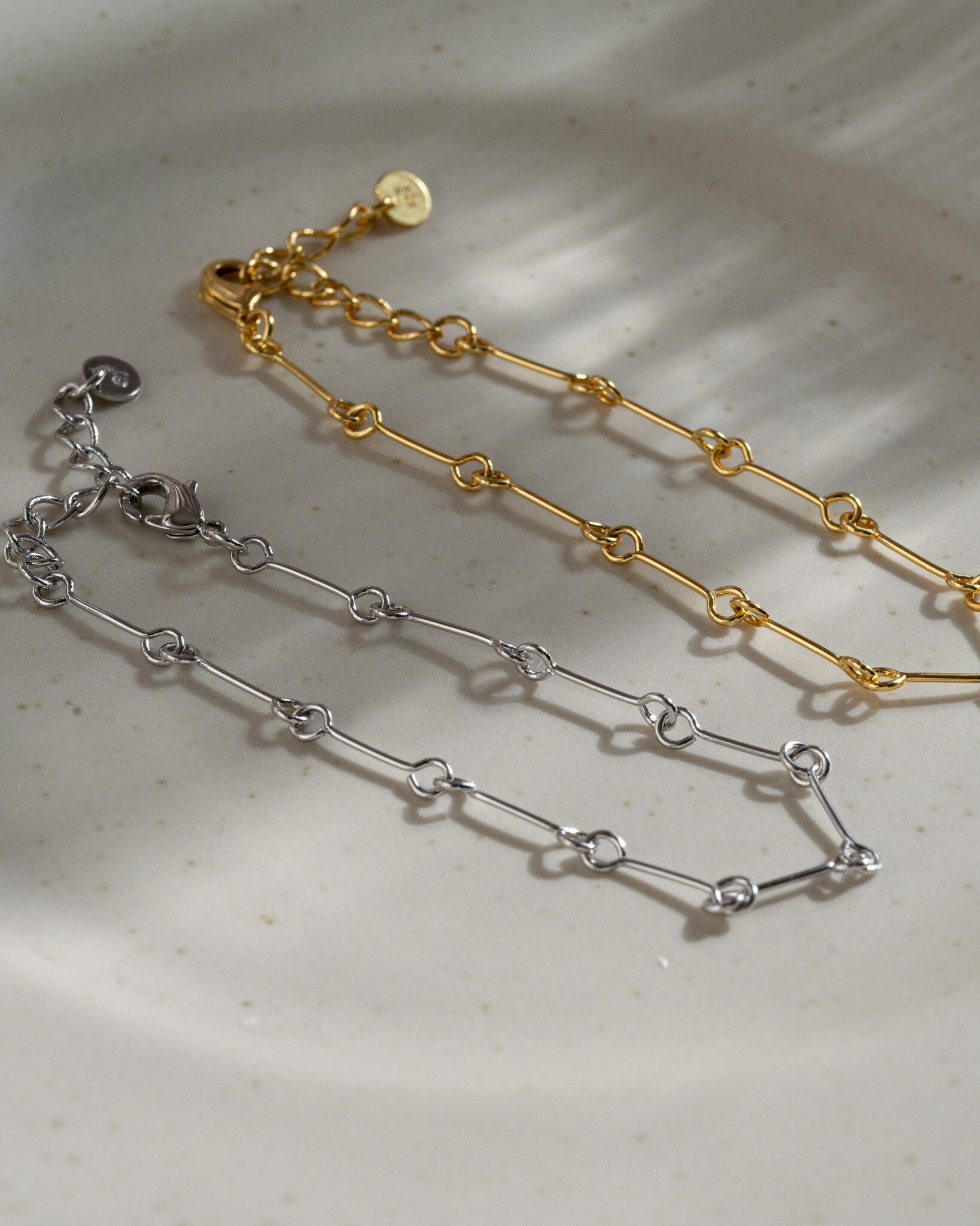 Bone chain bracelet