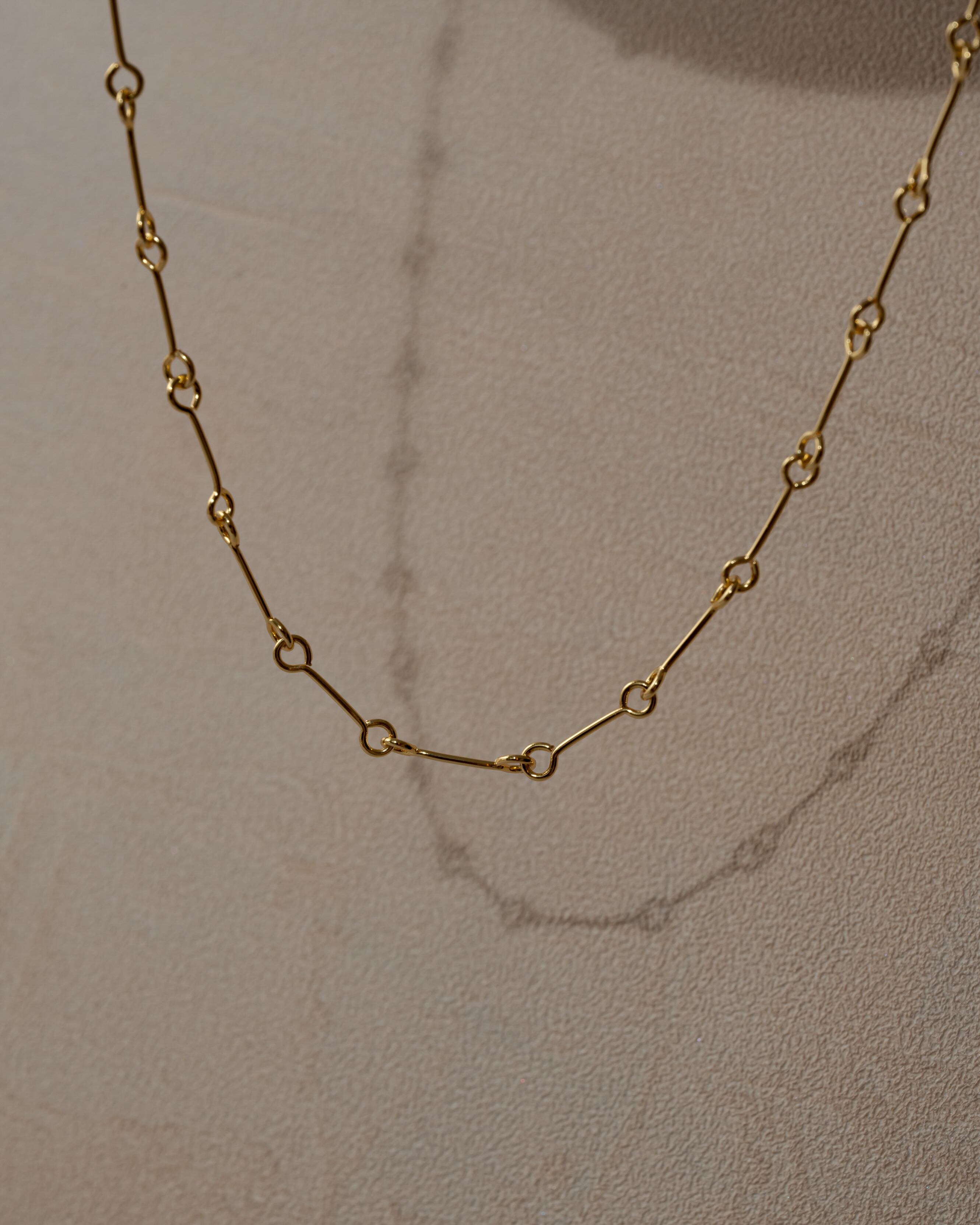 Bone chain necklace